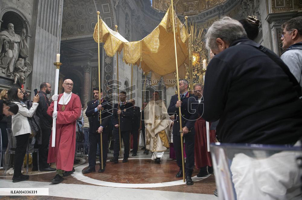 In Coena Domini Mass and the Rite of the Washing of the Feet - Vatican