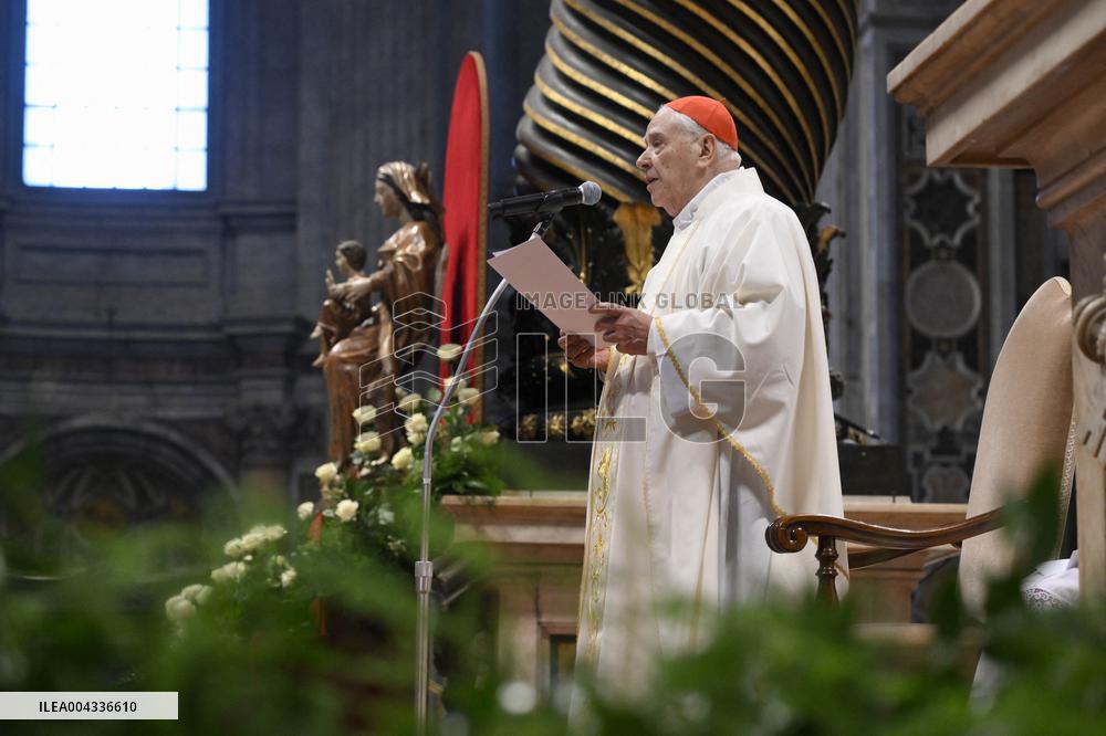 Chrism Mass Presided by Cardinal Domenico Calcagno - Vatican