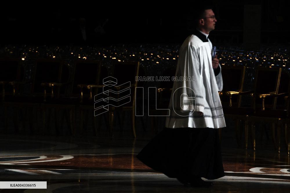 Chrism Mass Presided by Cardinal Domenico Calcagno - Vatican