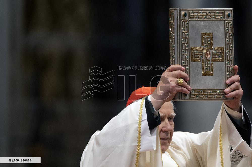 Chrism Mass Presided by Cardinal Domenico Calcagno - Vatican