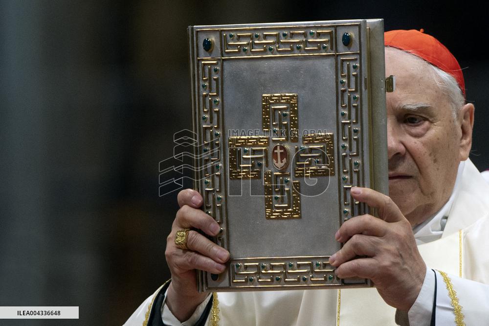 Chrism Mass Presided by Cardinal Domenico Calcagno - Vatican