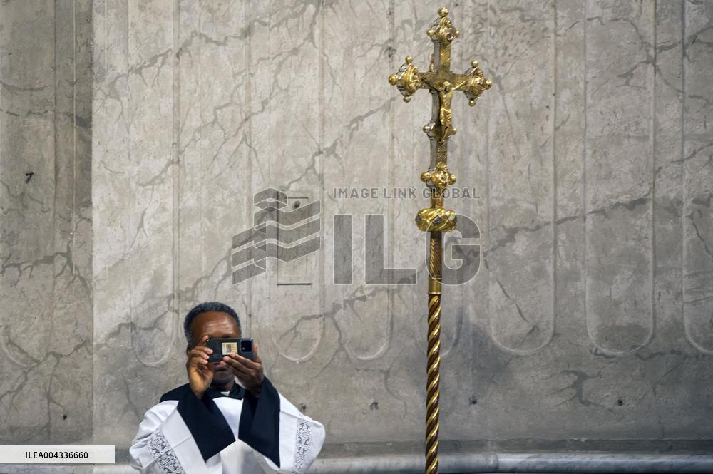 Chrism Mass Presided by Cardinal Domenico Calcagno - Vatican