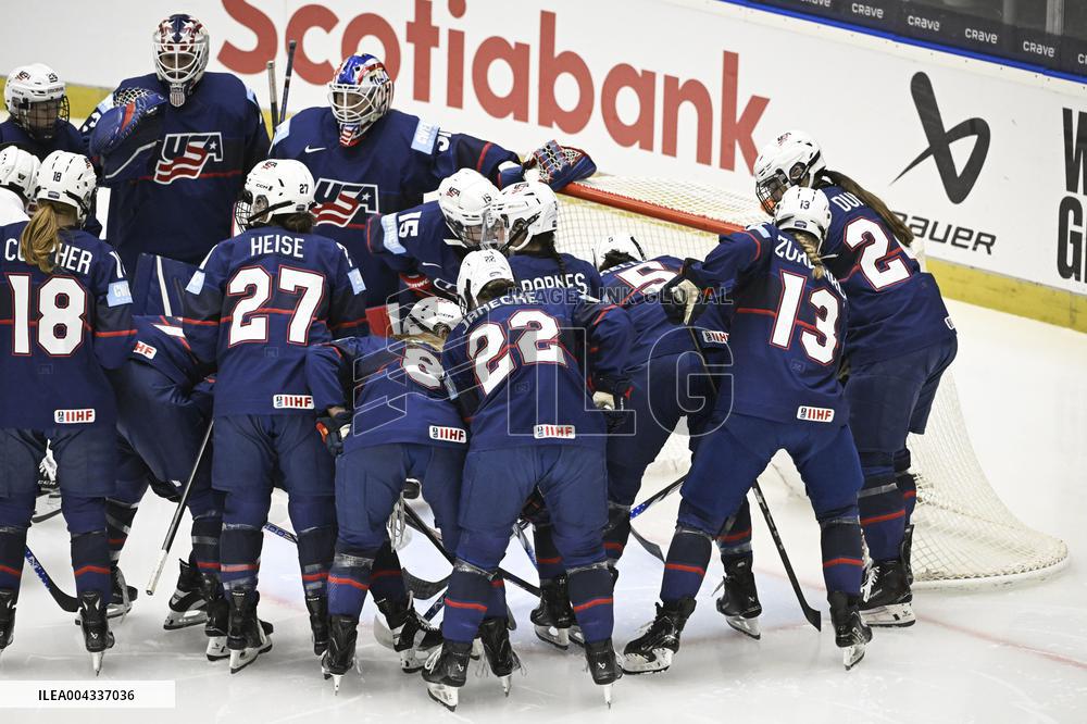 Jääkiekko: Naisten MM-kilpailuissa välierät