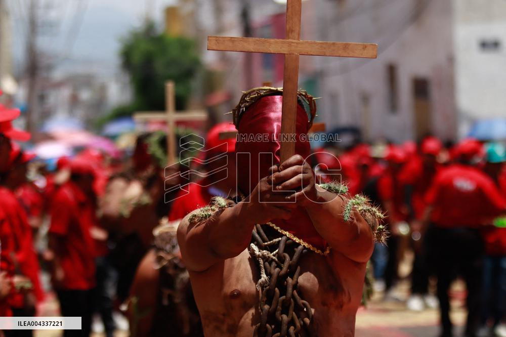 Good Friday Procession In Atlixco - Mexico