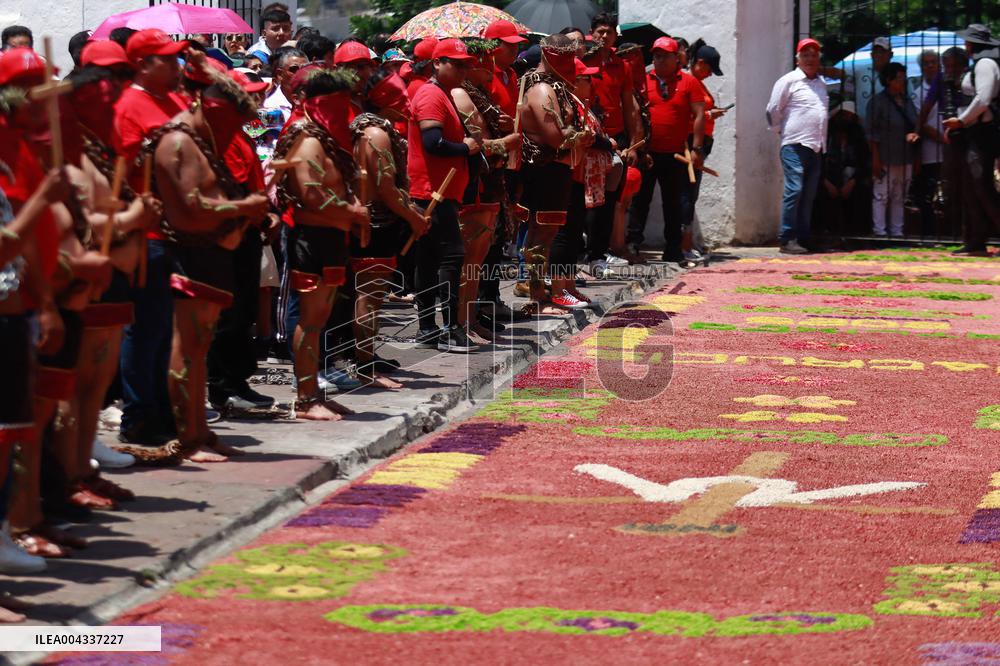 Good Friday Procession In Atlixco - Mexico