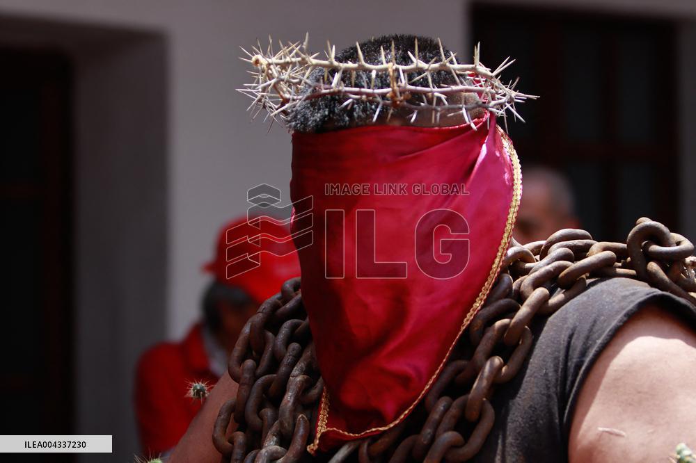 Good Friday Procession In Atlixco - Mexico