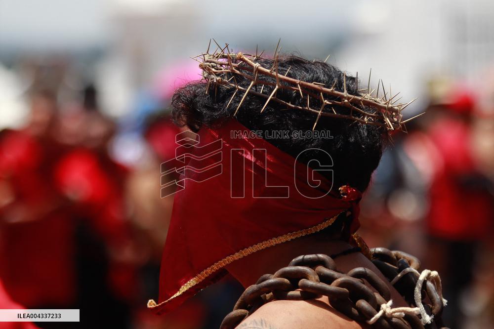 Good Friday Procession In Atlixco - Mexico