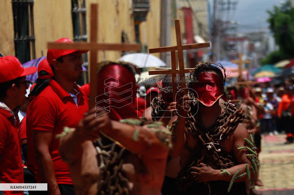 Good Friday Procession In Atlixco - Mexico