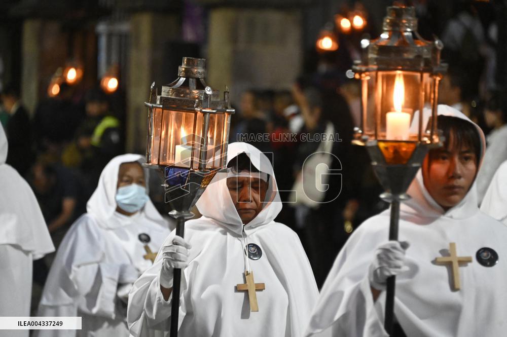 Good Friday Procession In Toluca - Mexico