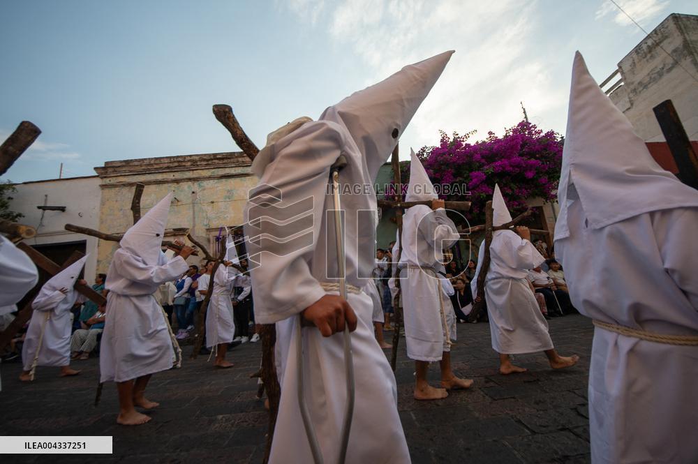 Good Friday Procession In Toluca - Mexico