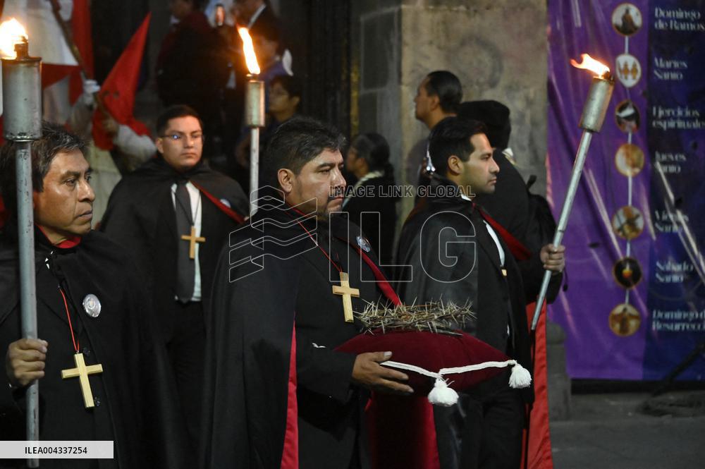 Good Friday Procession In Toluca - Mexico