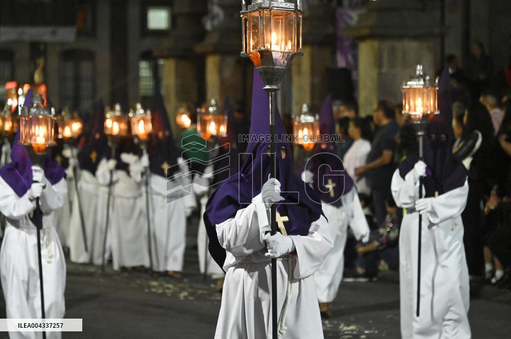 Good Friday Procession In Toluca - Mexico