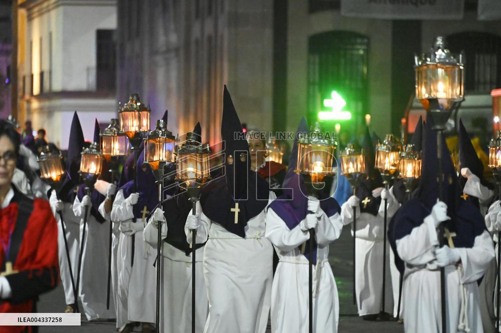 Good Friday Procession In Toluca - Mexico
