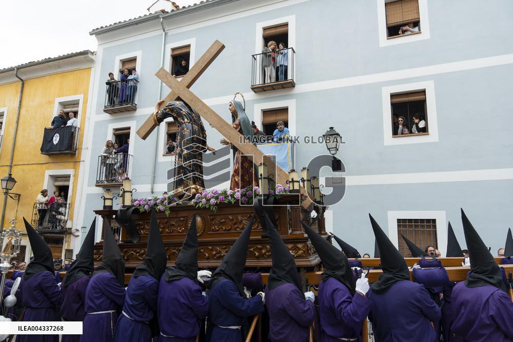 Procession of the Way of Calvary on Good Friday - Cuenca