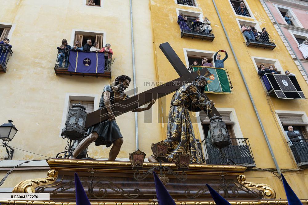 Procession of the Way of Calvary on Good Friday - Cuenca