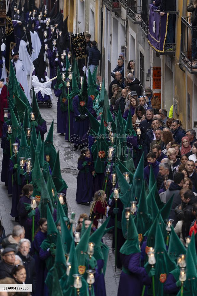 Procession of the Way of Calvary on Good Friday - Cuenca