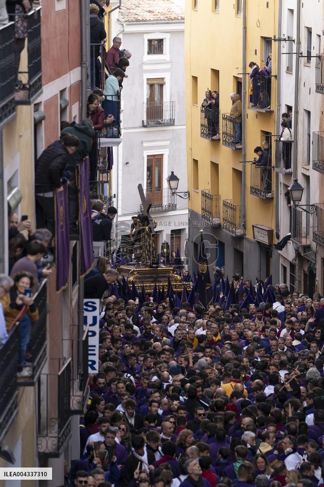 Procession of the Way of Calvary on Good Friday - Cuenca