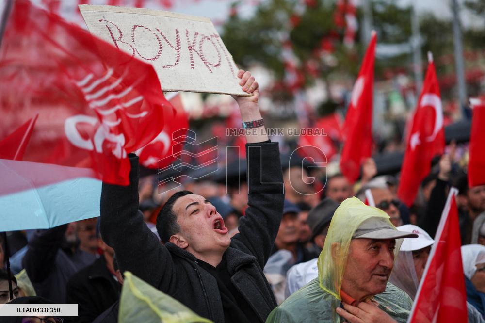 Around 100 tractors join opposition protest in central Turkey - Yozgat