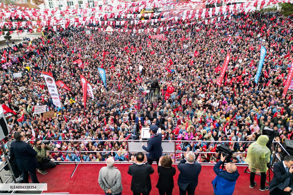 Around 100 tractors join opposition protest in central Turkey - Yozgat