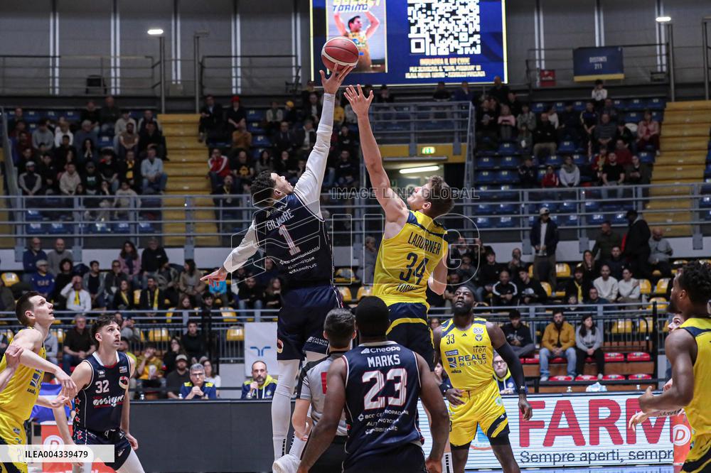 BASKET - Serie A2 - Reale Mutua Basket Torino vs UCC Assigeco Piacenza