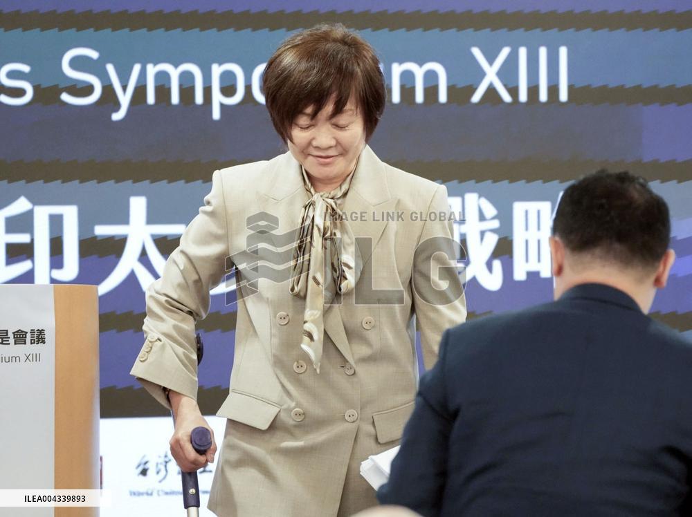 Former PM Abe's widow visits Taipei