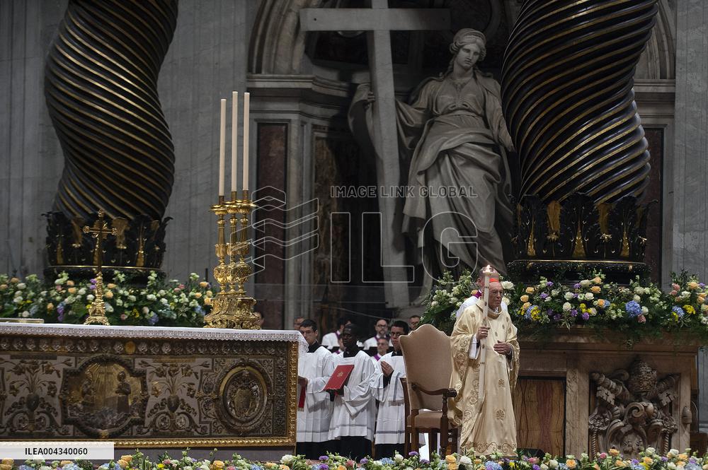 Easter Vigil At St Peter Basilica - Vatican