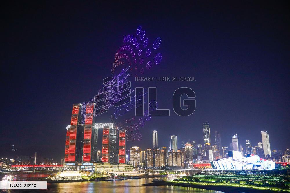 Drone Light Show in ChongQing - China