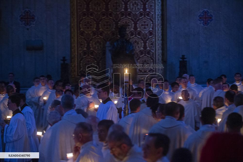 Easter Vigil At St Peter Basilica - Vatican