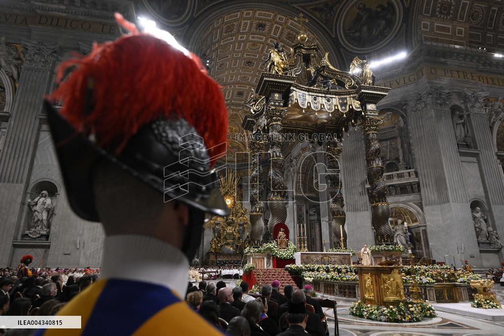 Easter Vigil At St Peter Basilica - Vatican