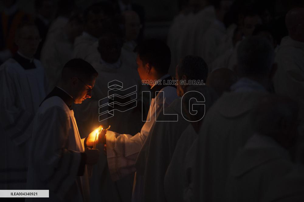 Easter Vigil At St Peter Basilica - Vatican