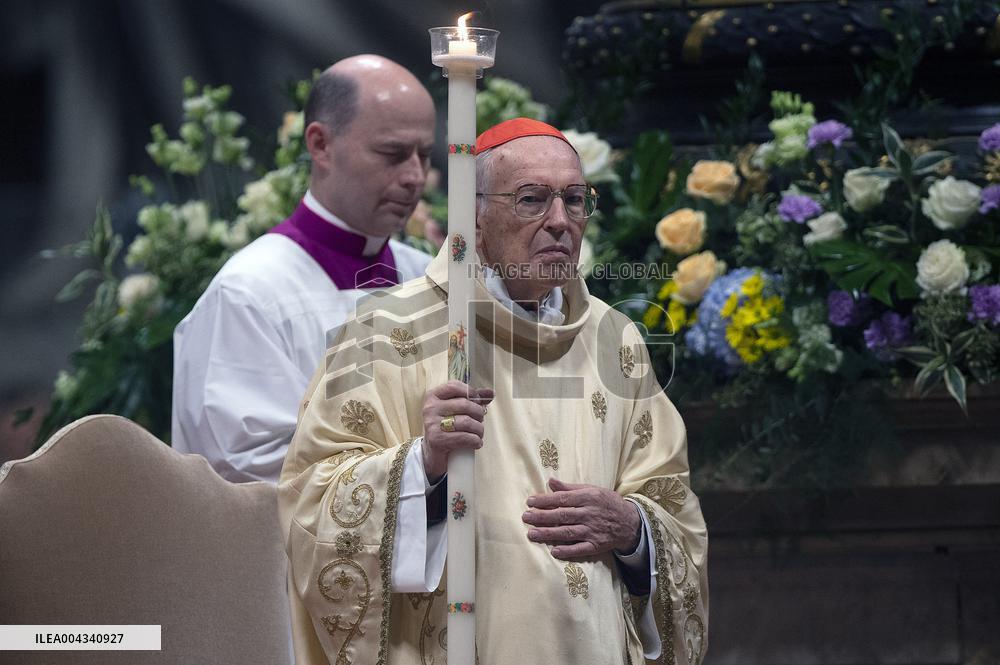 Easter Vigil At St Peter Basilica - Vatican