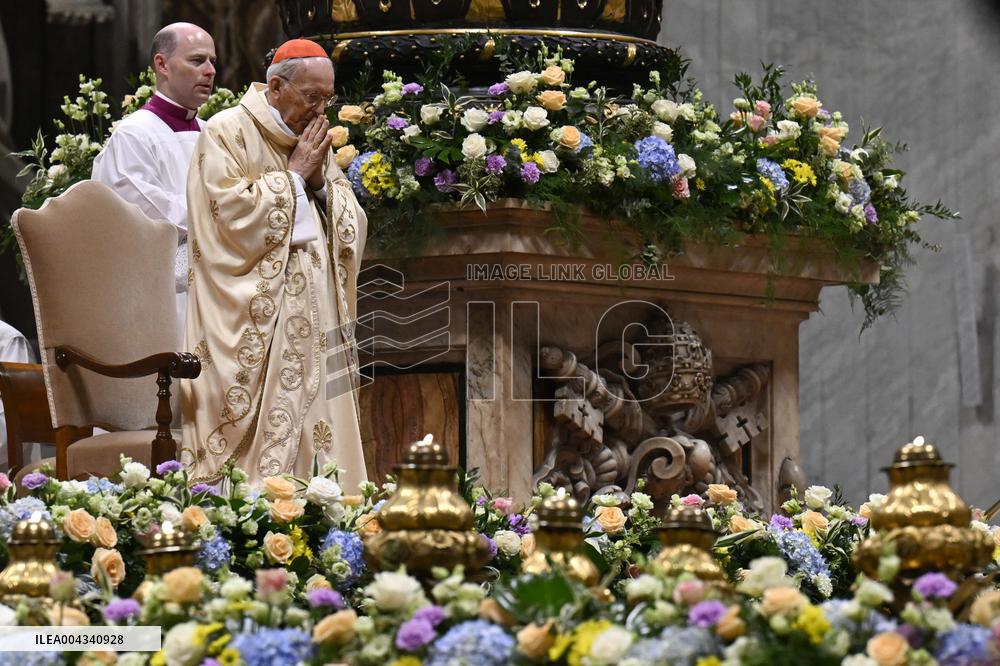 Easter Vigil At St Peter Basilica - Vatican