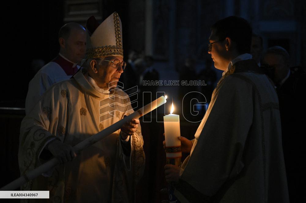 Easter Vigil At St Peter Basilica - Vatican
