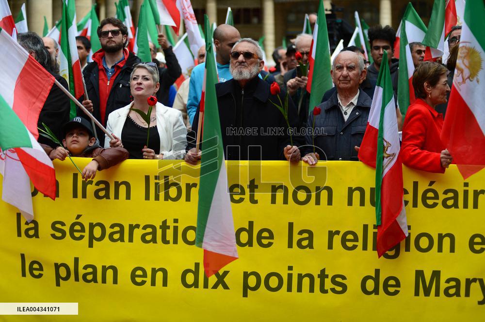 Protest Against the Execution of Political Prisoners in Iran - Paris