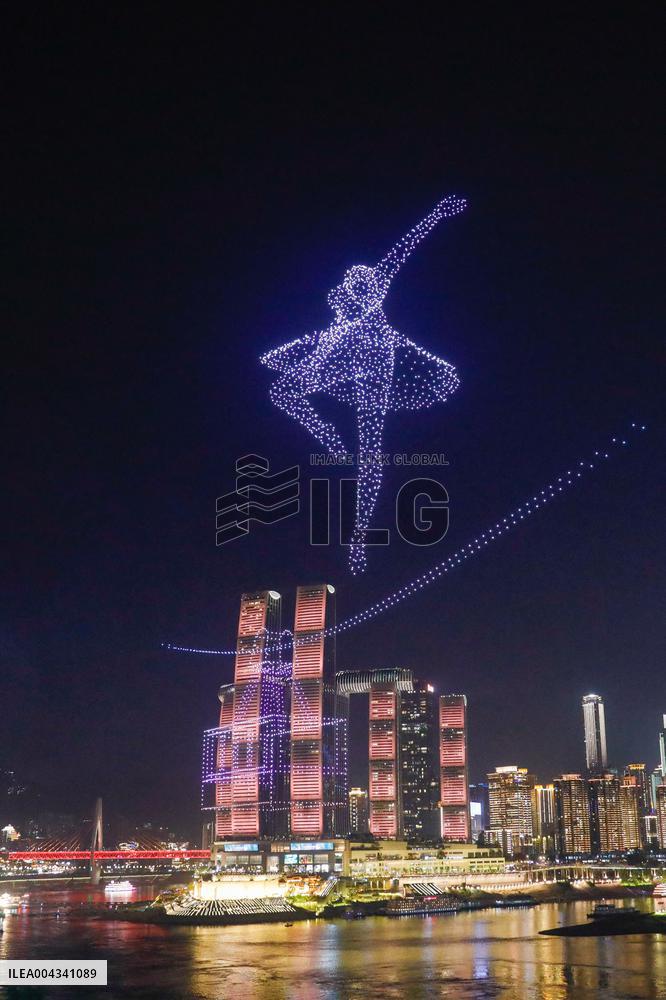 Drone Light Show in ChongQing - China