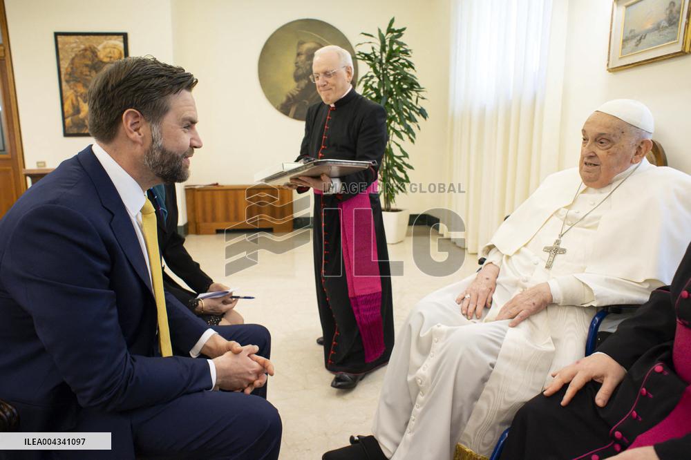 J.D. Vance meets with Pope Francis - Vatican