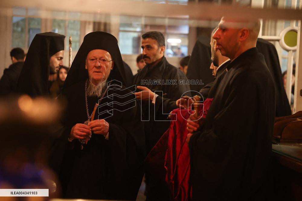 Easter Mass Held At Fener Greek Orthodox Patriarchate - Istanbul