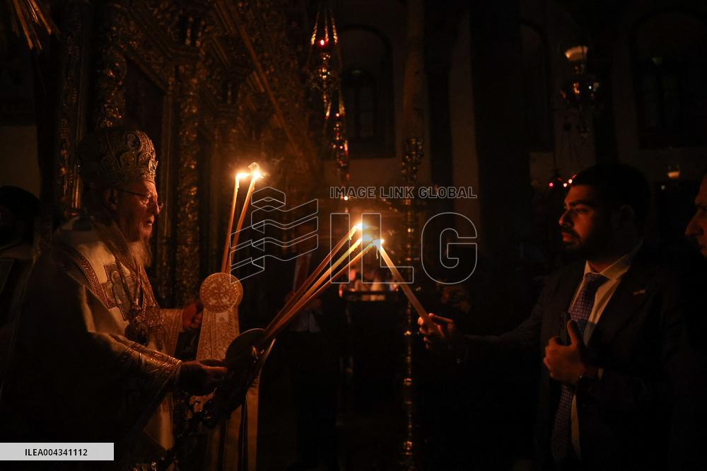 Easter Mass Held At Fener Greek Orthodox Patriarchate - Istanbul