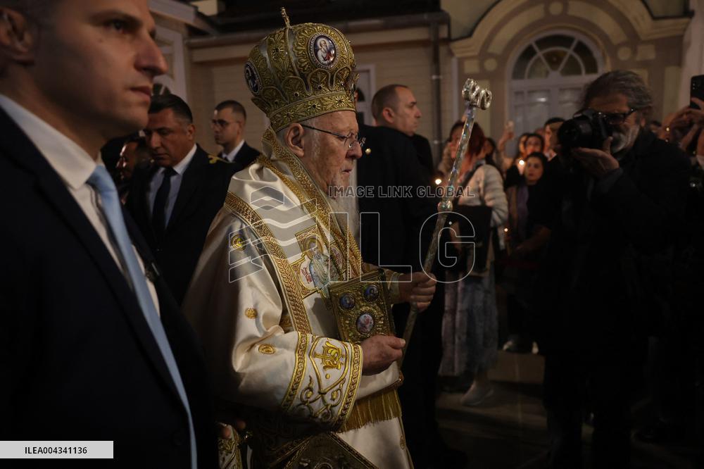 Easter Mass Held At Fener Greek Orthodox Patriarchate - Istanbul