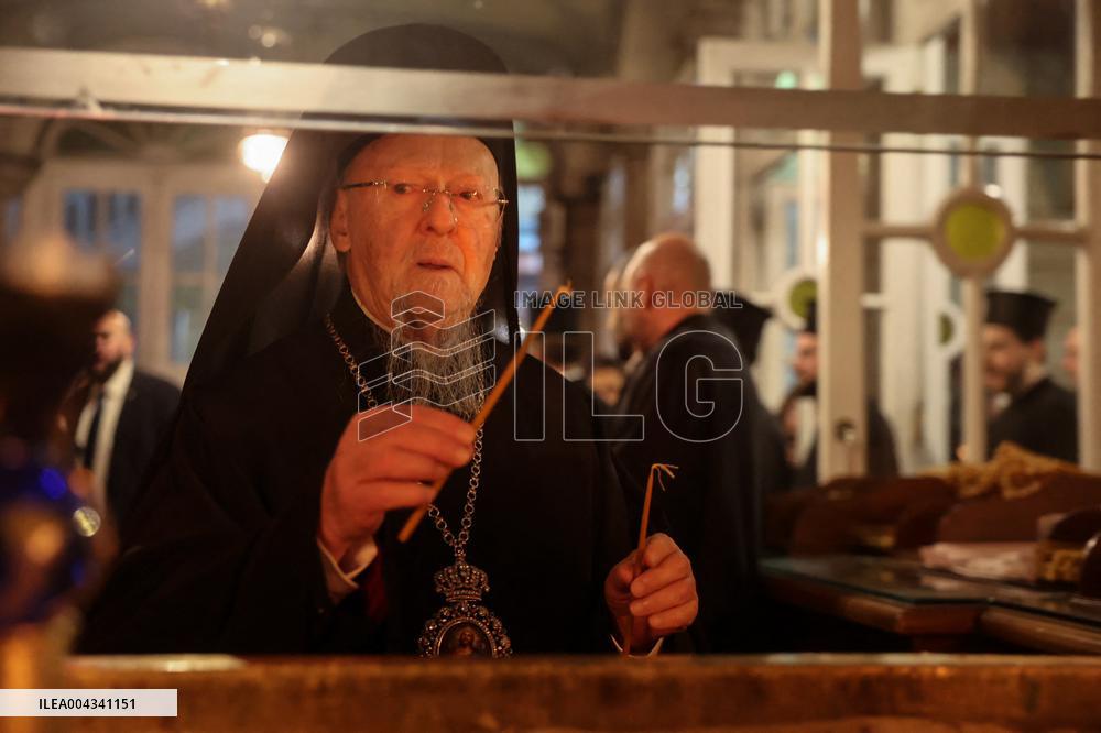 Easter Mass Held At Fener Greek Orthodox Patriarchate - Istanbul