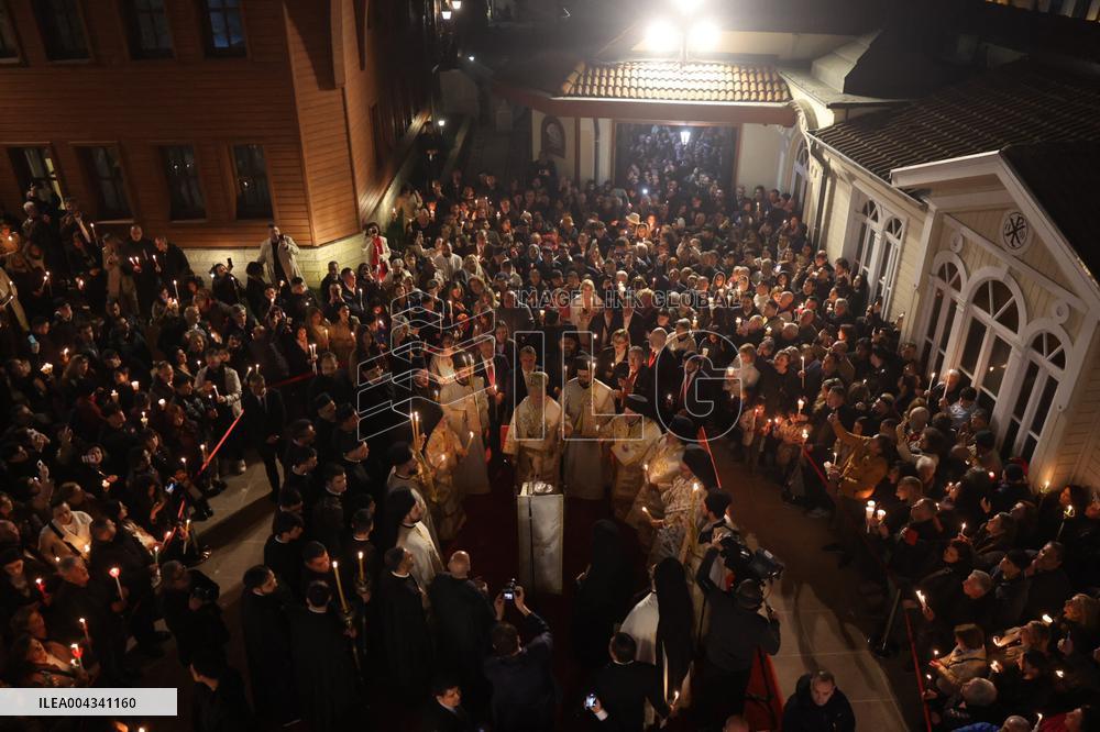 Easter Mass Held At Fener Greek Orthodox Patriarchate - Istanbul