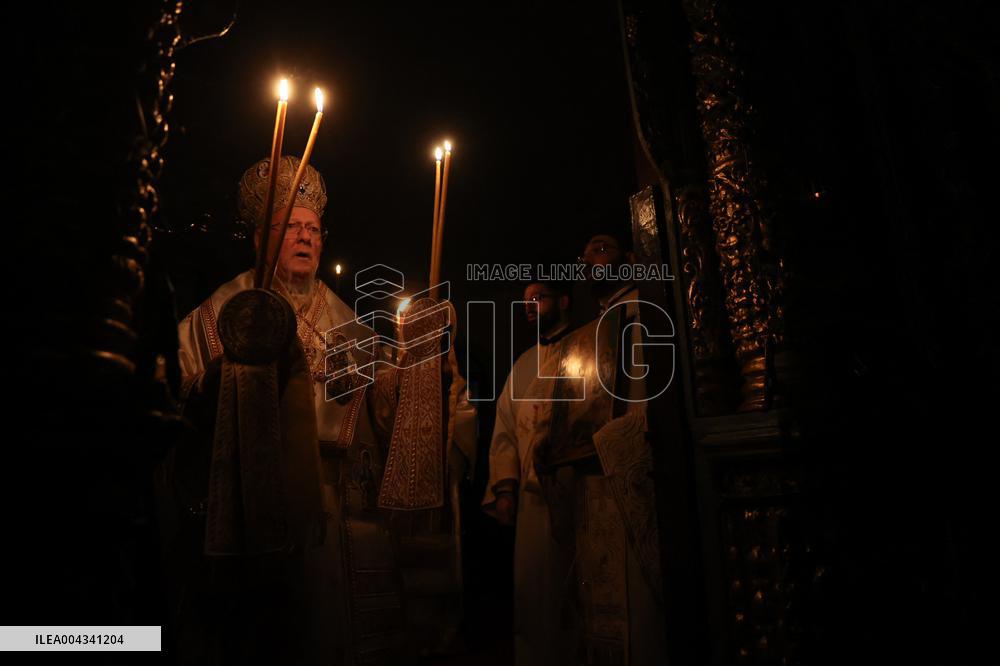 Easter Mass Held At Fener Greek Orthodox Patriarchate - Istanbul