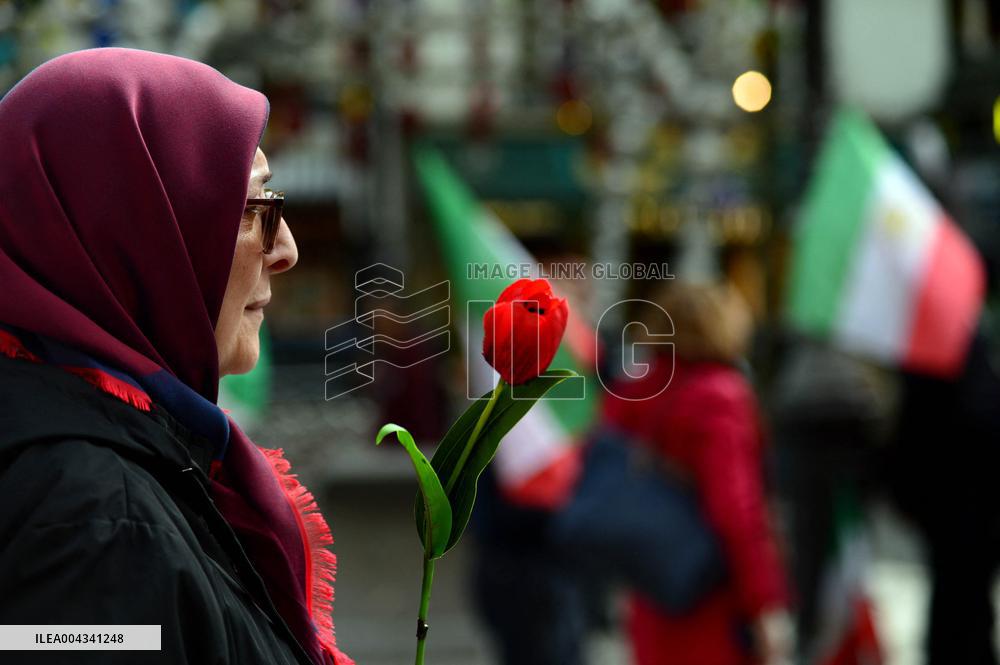 Protest Against the Execution of Political Prisoners in Iran - Paris
