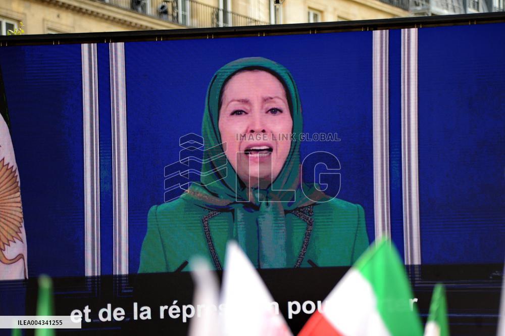 Protest Against the Execution of Political Prisoners in Iran - Paris