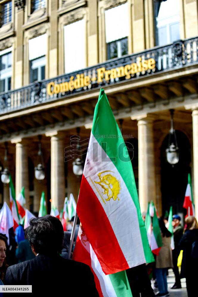 Protest Against the Execution of Political Prisoners in Iran - Paris
