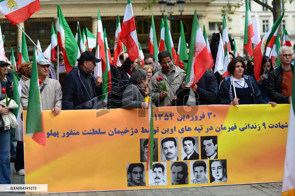 Protest Against the Execution of Political Prisoners in Iran - Paris