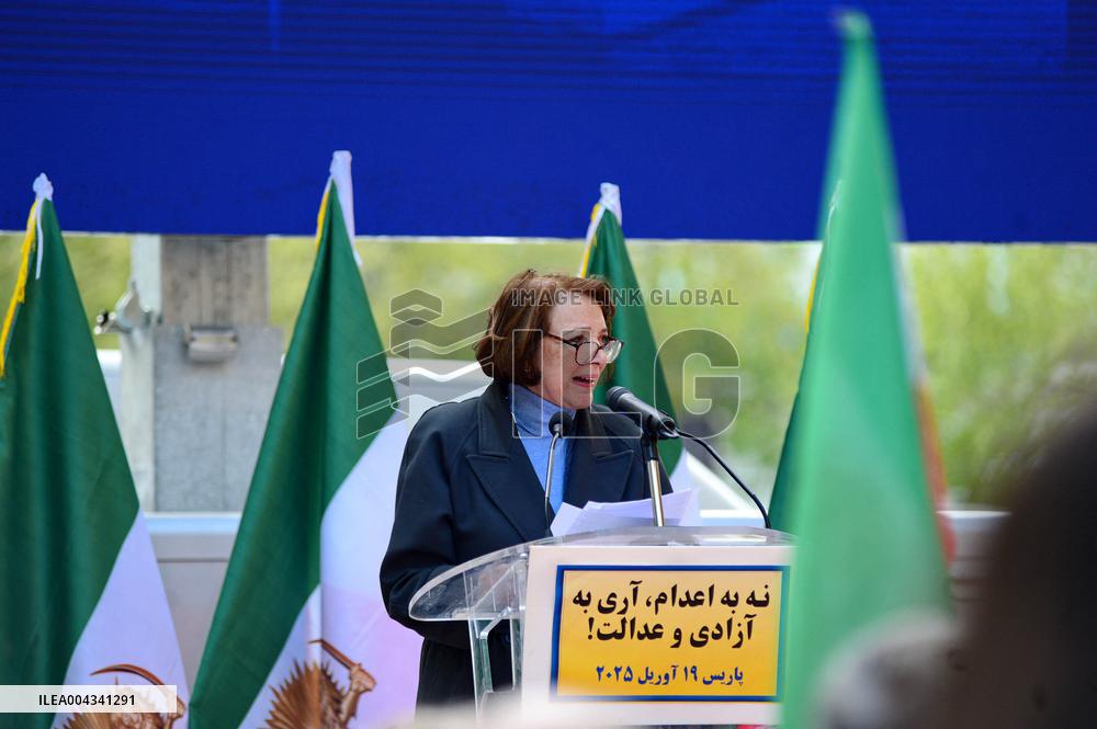 Protest Against the Execution of Political Prisoners in Iran - Paris
