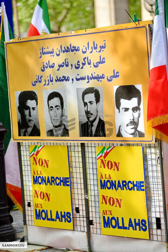 Protest Against the Execution of Political Prisoners in Iran - Paris