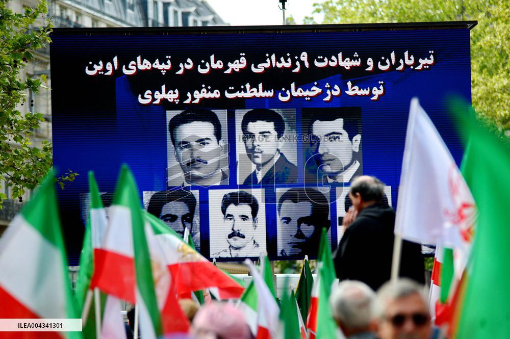 Protest Against the Execution of Political Prisoners in Iran - Paris