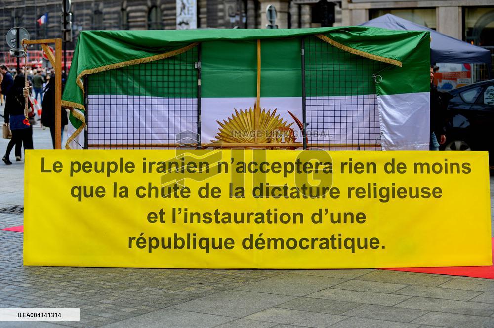 Protest Against the Execution of Political Prisoners in Iran - Paris